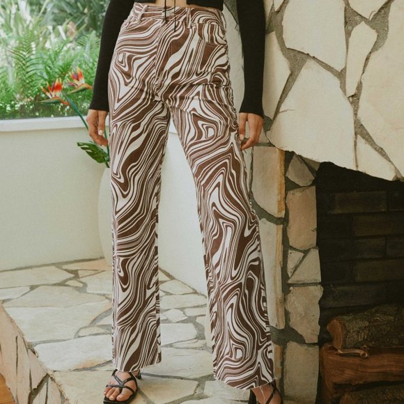 Glassons Swirl Straight Leg Jean 
